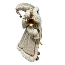 Load image into Gallery viewer, Gold, Bronze Horn Gold Buckle Santa
