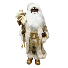 Load image into Gallery viewer, Gold, Bronze Horn Gold Buckle Santa
