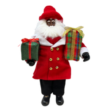 Load image into Gallery viewer, Mr. Clause with Presents in Hands
