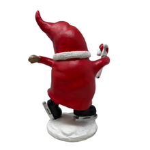 Load image into Gallery viewer, Ice Skating Gnome with Candy Cane
