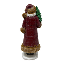 Load image into Gallery viewer, Burgundy Mink Coat Santa
