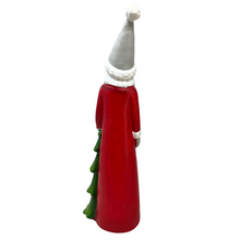 Load image into Gallery viewer, Tall Gnome with Silver Hat &amp; Christmas Tree
