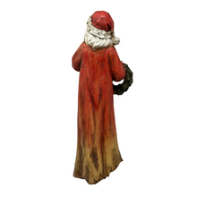 Load image into Gallery viewer, Tall Red Wooden Santa
