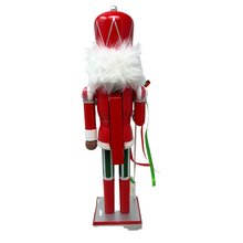 Load image into Gallery viewer, Red Candy Cane Nutcracker
