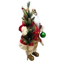 Load image into Gallery viewer, Red Suit with Green Ornament Santa
