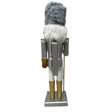 Load image into Gallery viewer, Silver &amp; Gold Nutcracker
