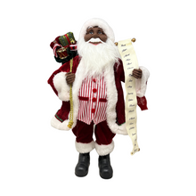 Load image into Gallery viewer, Red Coat Santa with Christmas List
